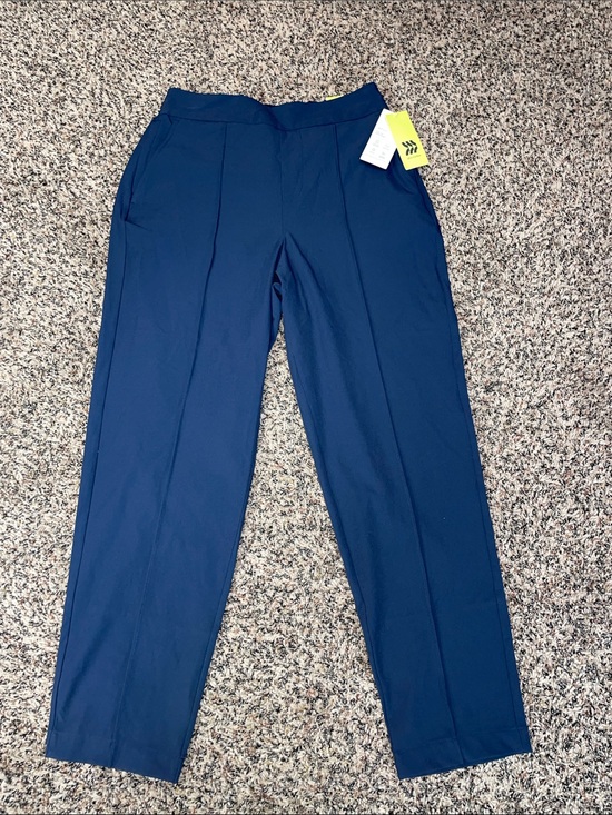 all in motion Pants - All In Motion Woven Woman’s Navy Golf Pant High Rise Ankle Size Small | NWT